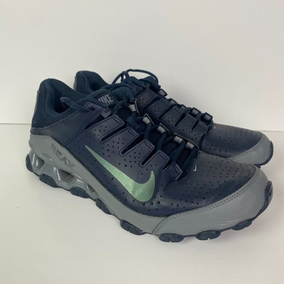 Nike Reax 8 TR Cross Training Shoes Men's 10.5 Blue Gray Sneakers - Picture 2 of 16